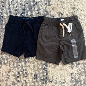Two pairs of size 5 shorts, one brand new and one pair only worn a couple times